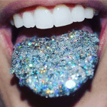 La nuova tendenza: glitter tongue. Stefania Barbieri 1